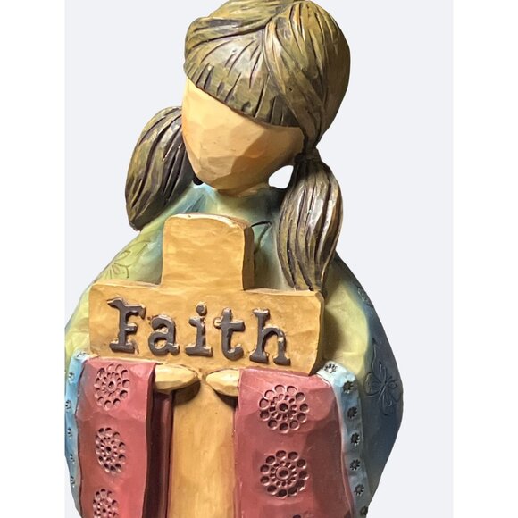 Carson Home Accents FAITH Angel by Robin Davis Studio 10 Inch - Picture 5 of 13